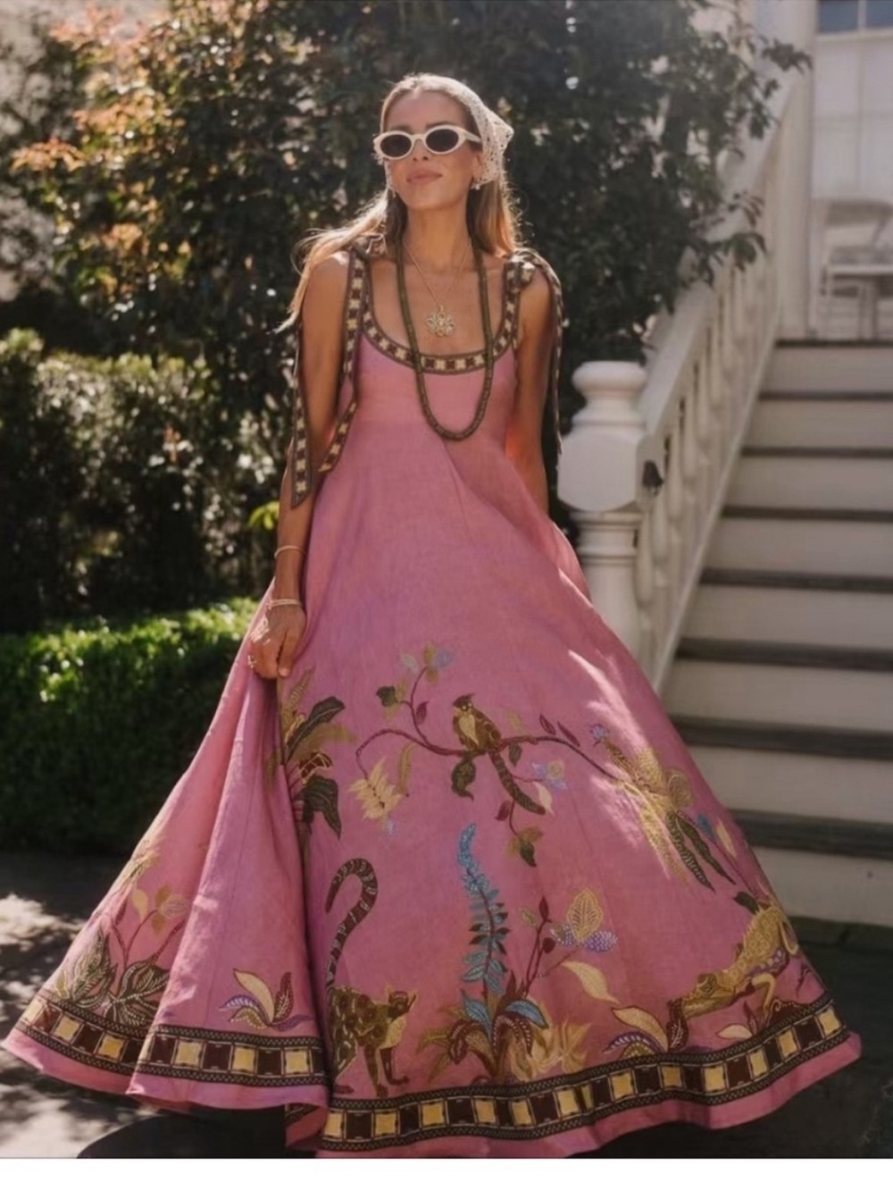 Alemais Zuri Ballet Sundress in Pink, size 2 US size 6 AUS - Picture 7 of 11